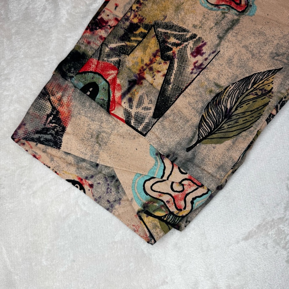 Boutique Abstract Patterned Pants - image 7